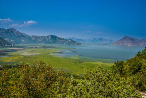 Skadar Lake in Montenegro, the largest lake on Balkans.